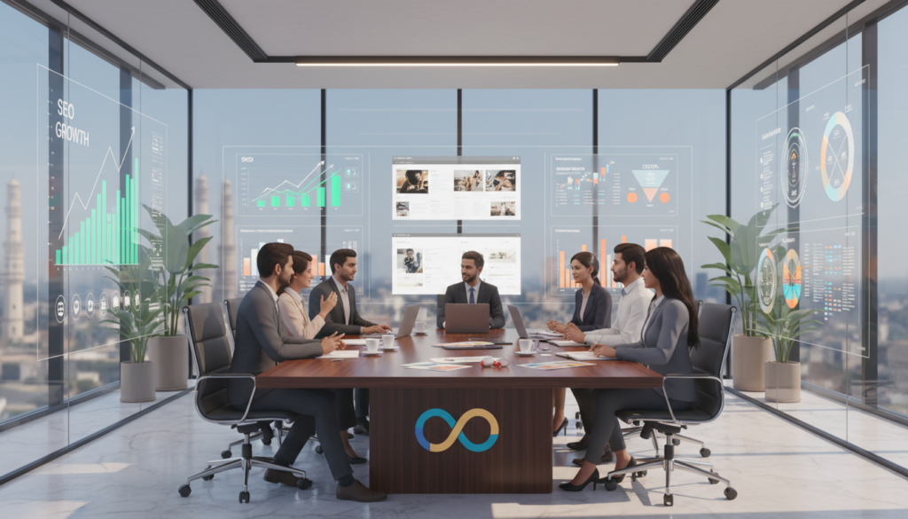 working professionals working in Best Digital Marketing agency in hyderabad